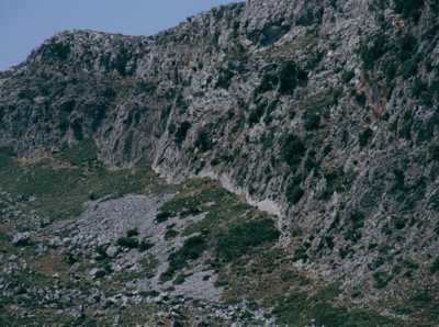 cumulative scarp and free-face, Spili Fault